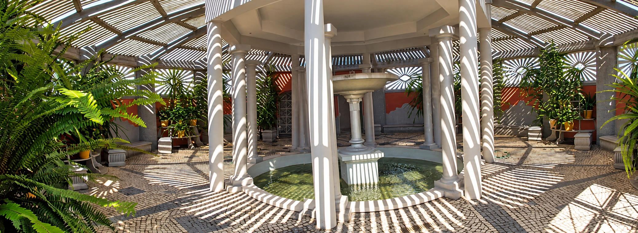 Fountain beneath the bandstand
